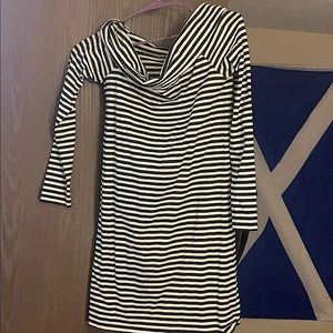 Striped mini-dress